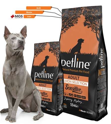 Petline Natural Premium Somon Balıklı Yetişkin Köpek Maması 15 Kg