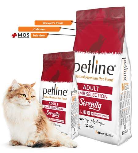Petline Natural Premium Adult Kuzu Etli Kedi Maması 12 Kg. Bugune